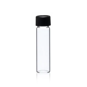 72 Stck. Klar 2 Dram 1/4 Unzen Glas Fläschchen mit Schraubkappen - Bild 1 von 2