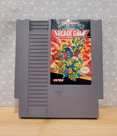 1990 Vintage NES Ultra Teenage Mutant Ninja Turtles II 2 The Arcade Game