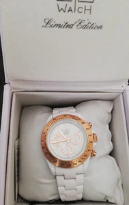 L T D Limited Edition watch. (new, unused).White + Gold. Boxed etc. - Picture 1 of 6