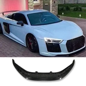 For Audi R8 4S V10 Gen 2 2016-2018 Carbon Fiber Front Bumper Lip Spoiler - Picture 1 of 8