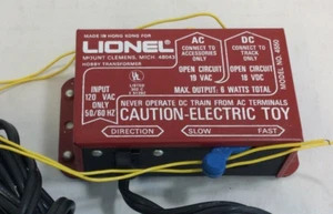 Vintage HO O Lionel Hobby Trafo Modell Nr. 4550 mit Kabeln AC/DC ungeprüft - Bild 1 von 4