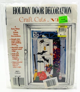 1990 Holiday Door Decoration by VIP Craft Cuts Halloween Witch Pumpkin BRAND NEW - Picture 1 of 7