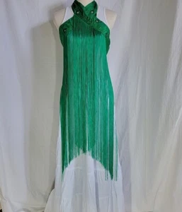 Long Fringe Hip Wrap Tribal Bellydance Bohemian Chic - Picture 1 of 4