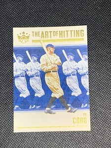 TY COBB - 2021 Diamond Kings - THE ART OF HITTING GOLD Insert - Tigers