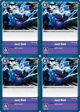 Digimon Card Game BT4-111 4x Jack Raid Common Playset