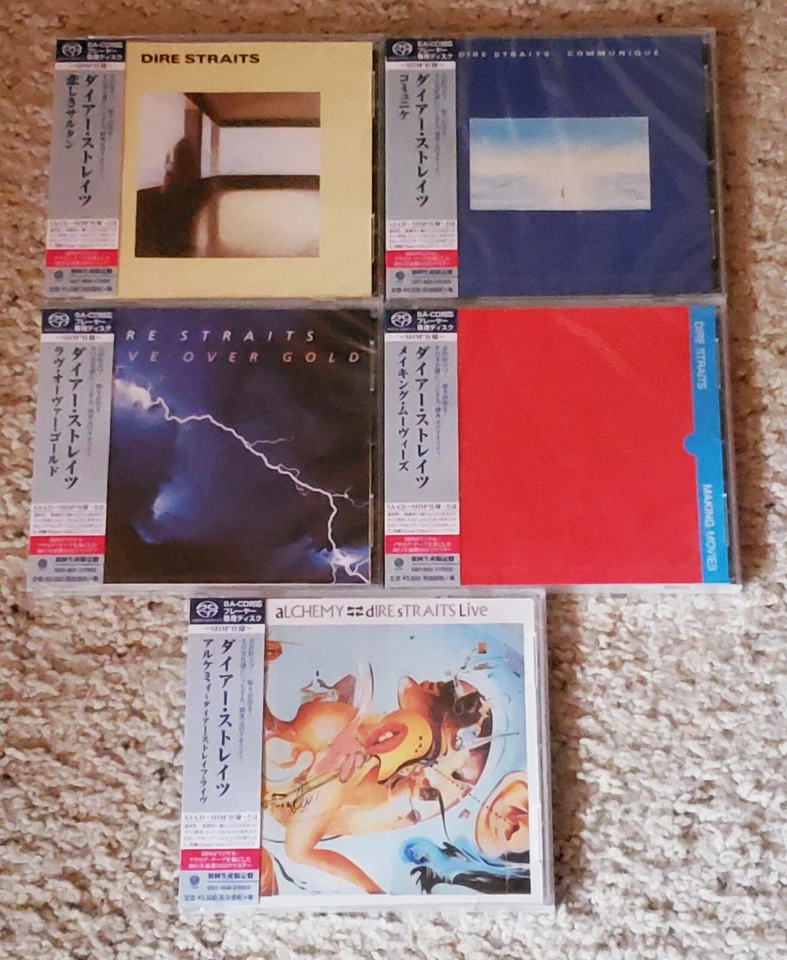 DIRE STRAITS - Japan SHM-SACD Jewel Case Edition - 5 CD Bundle - Image 1 of 1