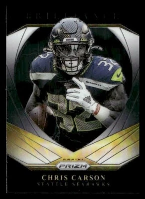 2020 Panini Prizm #15 Chris Carson Seattle Seahawks - Image 1 of 2