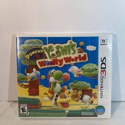 Poochy & Yoshi's Woolly World 3DS Brand New Game (2017 Platform) World Edition - Image 1 of 2