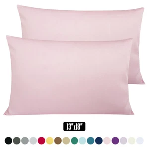 Funda de almohada 100 % algodón para niños pequeños (13 x 18 in) suave paquete de 2 funda de almohada de viaje - Imagen 1 de 67