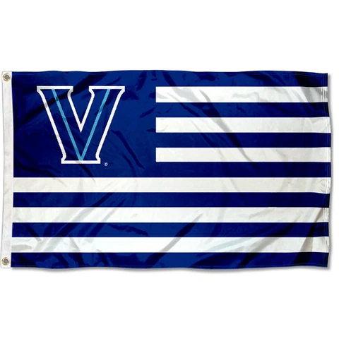 Villanova University Wildcats Stars and Stripes Nation USA Flag Cover