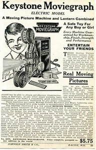 1926 small Print Ad of Keystone Moviegraph Moving Picture Machine & Lantern - Bild 1 von 2