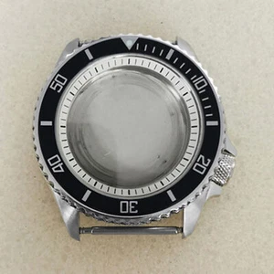 Per NH35/NH36/4R36 Movimento 42MM Lunetta Alluminio Vetro Zaffiro Cassa Orologio Guscio - Foto 1 di 24