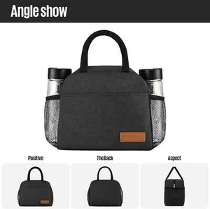 Insulated Lunch Bag Adult Lunch Box for Work School Men Women Kids Leakproof - Picture 1 of 7