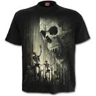 Koszulka SPIRAL DIRECT WAXED SKULLT, motocyklista / rock / gotyk / tatuaż / ciemny / horror / top / koszulka