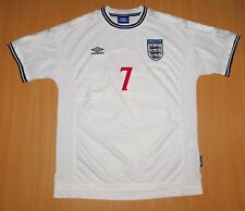 England BECKHAM 1999 2001 shirt jersey Football UMBRO XL 99 Euro 2000 01