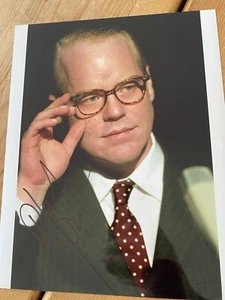 Philip Seymour Hoffman Capote Hand Signed 10x8 Photo. RIP. Rare Autograph. - Picture 1 of 1
