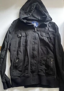 Chaqueta American Rag Sudadera con Capucha Negra Talla 2XL Nueva Sin Etiquetas Nunca Usada - Imagen 1 de 4