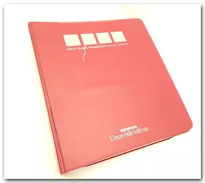 1980s GENUINE HONDA MOTORCYCLE / SCOOTER / ATV DEALER PROMOTIONS BINDER - Bild 1 von 9