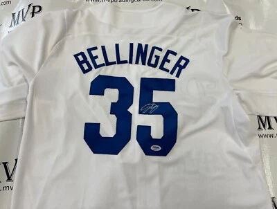 PSA/DNA Authentic Cody Bellinger Autograph Home White L.A. Dodgers Jersey - Image 1 of 3