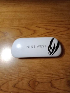 Authentic NINE WEST Sunglasses Eyeglasses Optical Hard White Case Only Pre-owned - Picture 1 of 6