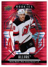 22/23 2022 UPPER DECK ALLURE HOCKEY ROOKIE RED RAINBOW CARDS 101-150 U-Pick List