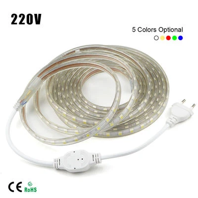 1M-10M Waterproof SMD 5050 LED Strip 220V 230V 60leds/m Flexible tape rope Light - Image 1 of 4