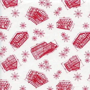 Toss Conservatory roter Quilt Nähen Stoff RILEY BLAKE - Bild 1 von 1