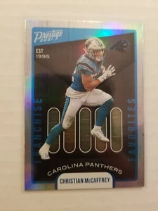 2021 Prestige Franchise Favorites Insert Christian McCaffrey #FF-11 Panthers - Picture 1 of 1