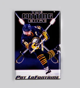 PAT LaFONTAINE / FIDGE - IMÁN DE PÓSTER DE 2""x3"" (sables de búfalo de hockey nhl) - Imagen 1 de 2