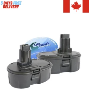 2-Pack DeWalt 18V Battery Replacement - Compatible with DeWalt DC759, DC9096.... - Picture 1 of 1