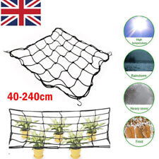 13 Size Elastic Scrog Trellis Net w/Hooks Plant Support Netting for Grow Tent