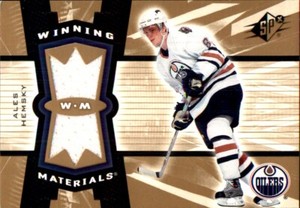 2006-07 SPx Winning MATERIALS DUAL GAME USED JERSEYS #WMAH Ales Hemsky EDMONTON