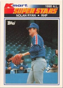 1990 Topps Kmart Super Stars Nolan Ryan Texas Rangers #25