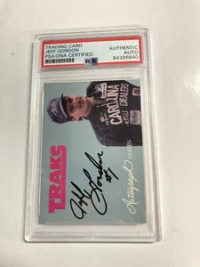 Psa Authentic Autograph Trading Card Jeff Gordon 1992 traks Pack Pulled - Picture 1 of 3