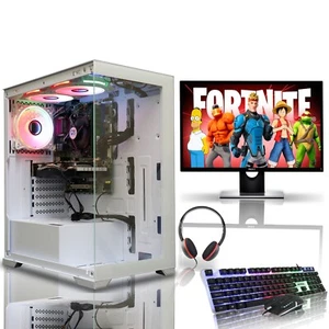 Fast Gaming PC Bundle Intel i7 4th 32GB RAM SSD + HDD RTX 3060 Windows11 lot - Picture 1 of 8