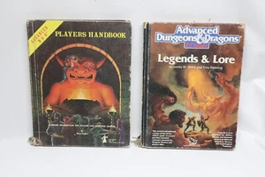 Advanced Dungeons and Dragons Players Handbook TSR 1978 6th + Legends & Lore 2nd - Bild 1 von 8