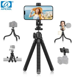 Soporte trípode ajustable pulpo APEXEL flexible para soporte de teléfono soporte de cámara - Imagen 1 de 9