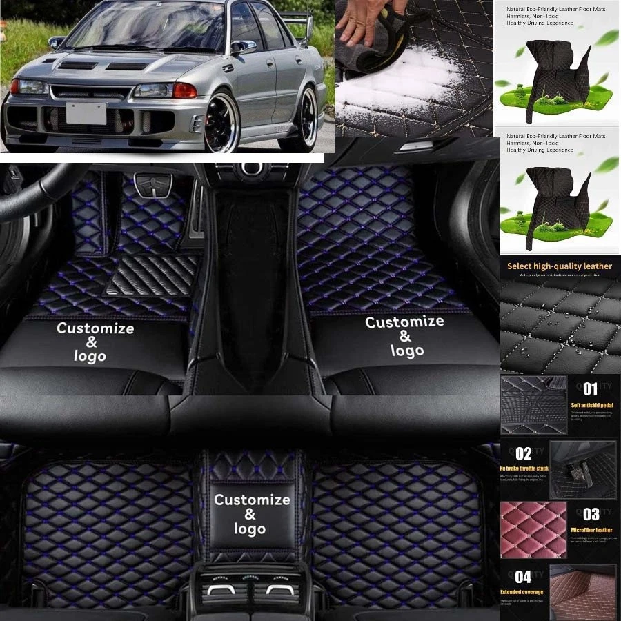 For Mitsubishi Endeavor Car Floor Mats Luxury Waterproof Pads Liner Auto Rug Foto 1 de 4