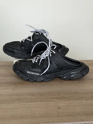 Balenciaga Track Mule Black Sneakers 653813 Size 41 US 8 Authentic Men’s - Image 1 of 4