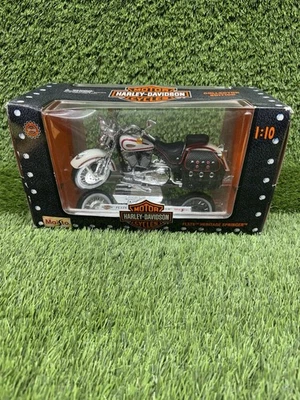 MIB MAISTO HARLEY-DAVIDSON 1:10 SCALE MODEL FLSTS HERITAGE SPRINGER 31605 BIKE  - Image 1 of 4