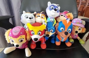 Paw Patrol x9 TY Zuma Skye Marshall Chase Rubble Everest Plush 6” 15cm USED - Picture 1 of 1