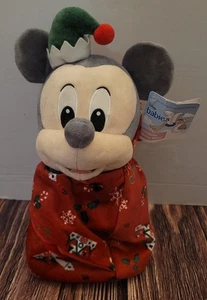 Navidad Bebé Mickey Mouse En Mantas Disney Bebés Peluche 10-12" - Imagen 1 de 5