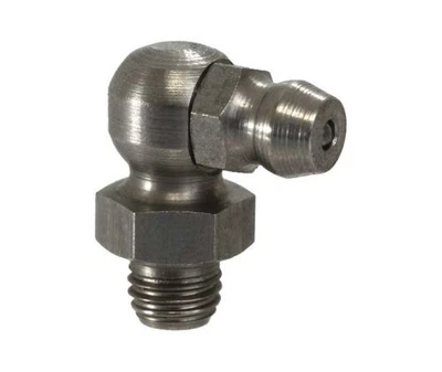 HUYETT Grease Fitting Zerk 1/4-28 SAE-LT 90D Stainless Steel PV (6 Pieces)
