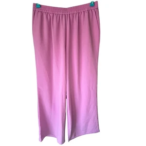 Neu mit Etikett! Eloquii lila rosa Hose weites Bein Größe 16 - Bild 1 von 13