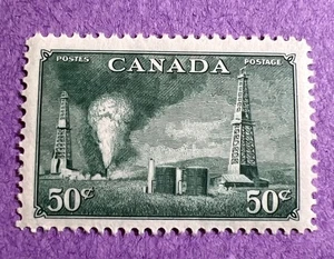 Canada 1950 - MH Scott 294. Sviluppo pozzi petroliferi canadesi. - Foto 1 di 2
