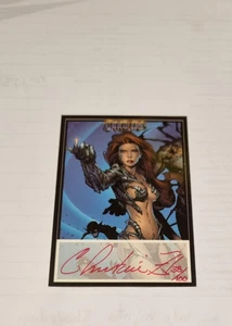 2000 Witchblade Millennium Top Cow Autographed Card signed Christina Z. 38/100 - Picture 1 of 2