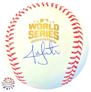 💥Jon Lester💥 Chicago Cubs Signed 2016 World Series Baseball Autograph SCHWARTZ - Picture 1 of 6