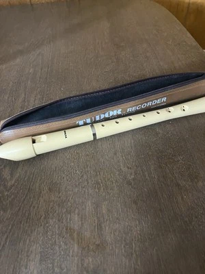 Grabadora Tudor Soprano TD205 con bolsa con cremallera vintage Foto 1 de 4