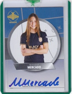 2024 Parkside NWSL Signature SS-MM MADDIE MERCADO Seattle Reign FC Auto RC #3/10 - Picture 1 of 2