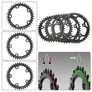 110BCD Kettenblatt schmal breit rund Kettenblatt für MTB Fahrrad Laufrad 36 38 40 42 44T - Bild 1 von 15